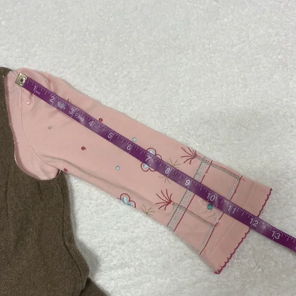 Deux par deux wool blend jumper and embroidered top size 3 - Picture 4 of 11